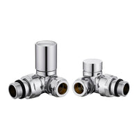Tailored Corner Towel Rail Radiator Valves Pair