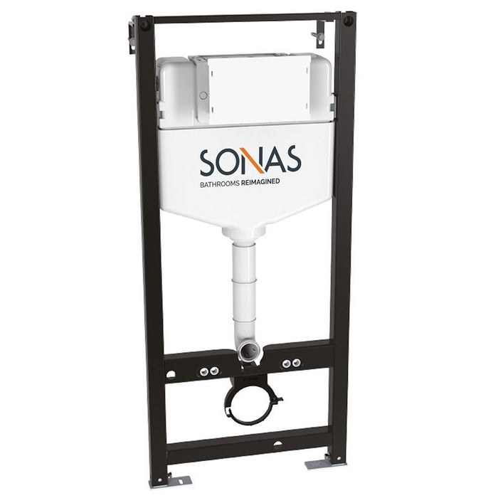 Sonas Living Universal Frame & Cistern for Wall Hung WC with Dual Flush Plate