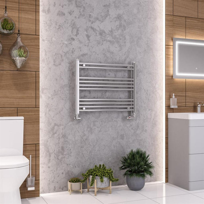 Eastbrook Wendover Horizontal Straight Heated Towel Rail - Chrome