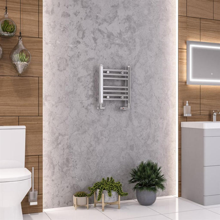 Eastbrook Wendover Horizontal Straight Heated Towel Rail - Chrome