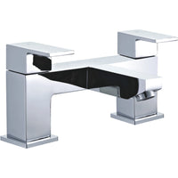 Tailored Raglan Modern Square Bath Filler Tap - Chrome
