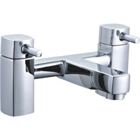 Tailored Newport Square Bath Filler Tap - Chrome