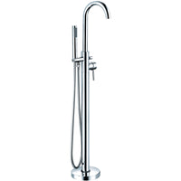 Tailored Harlech Floor Standing Bath Shower Mixer Tap with Handset - Chrome