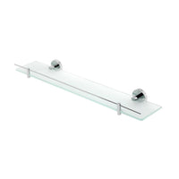 Eastbrook Genoa Glass Shelf With Barrier - Chrome
