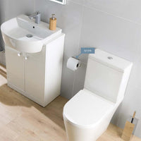 Eastbrook Genoa Covered Toilet Roll Holder - Chrome
