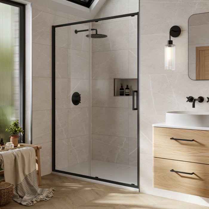 Merlyn 6 Series Sleek Recessed Sliding Shower Door