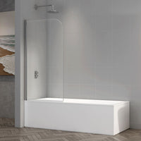 Tailored TI6 6mm Hinged Bathscreen 780mm x 1400mm