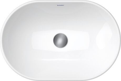 Duravit D-Neo 600 Oval Countertop Basin - Gloss White