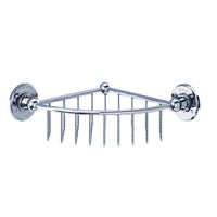 Burlington Traditional Deep Corner Wire Basket Chrome