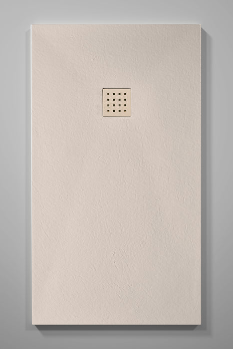 Extra Flat Rectangular Slate Shower Tray - Pergamon