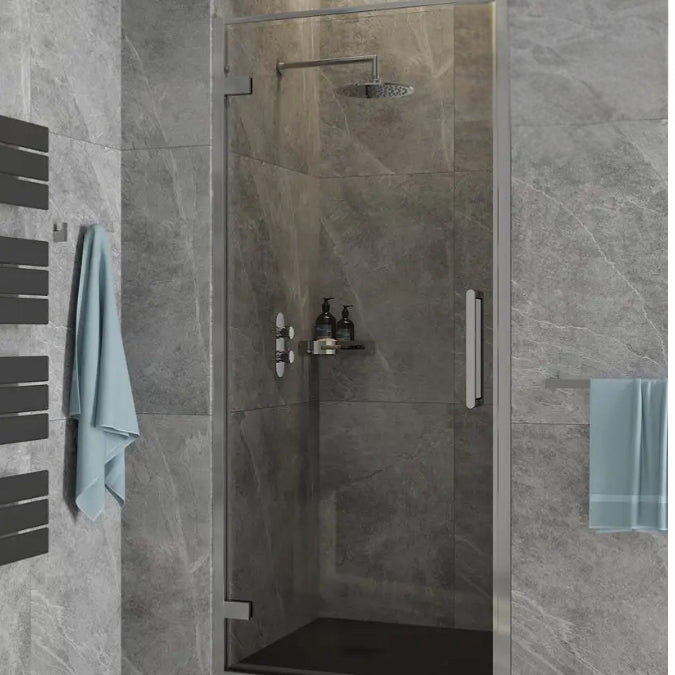 Sonas Aspect 8mm Hinged Recessed Shower Door