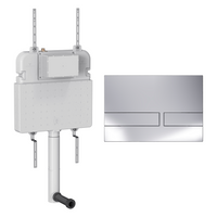 Britton Venue Slimline Dual Flush Concealed Cistern Set