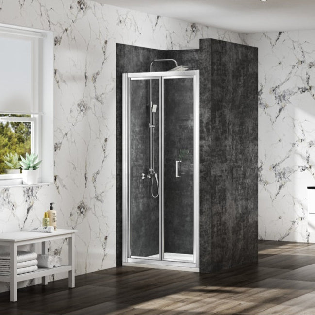 Merlyn Mbox Recessed Bi Fold Shower Door