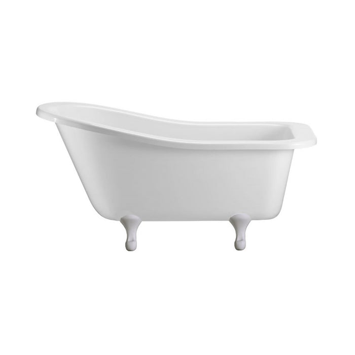 Burlington Buckingham Acrylic Single Ended Slipper Bath with Legs 1500mm x 740mm