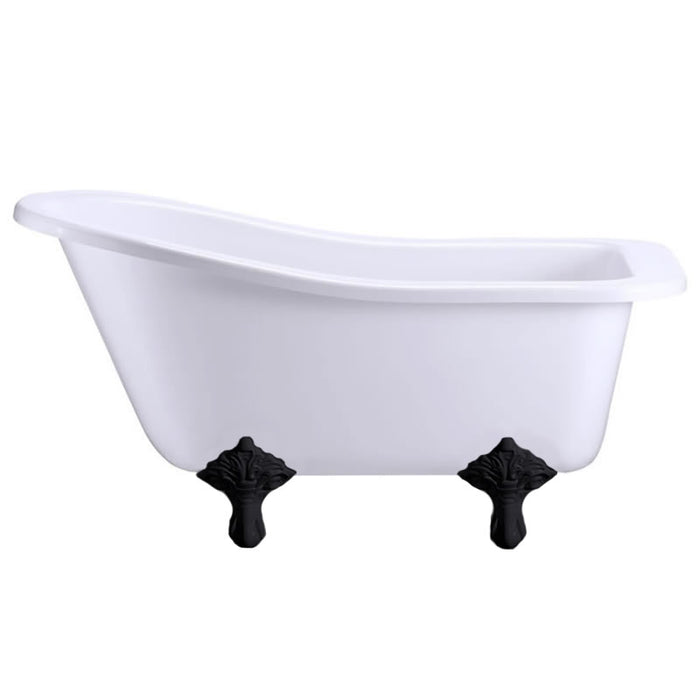 Burlington Buckingham Acrylic Single Ended Slipper Bath with Legs 1500mm x 740mm