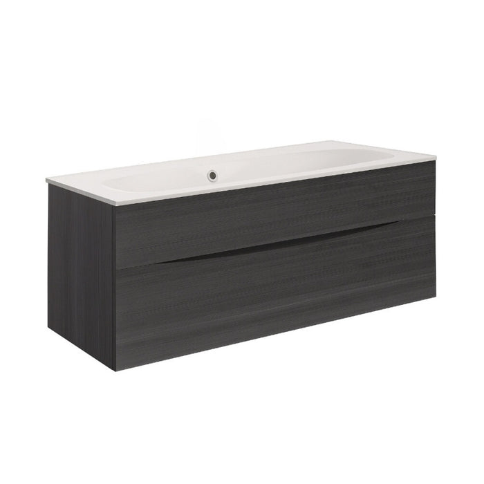 Crosswater Glide II Wall Hung Vanity Unit with Matt White Basin