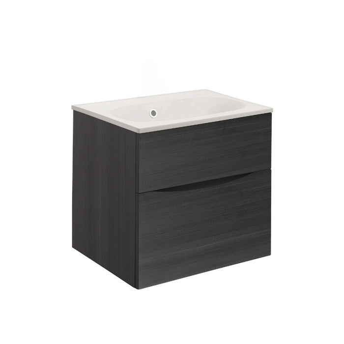 Crosswater Glide II Wall Hung Vanity Unit with Matt White Basin