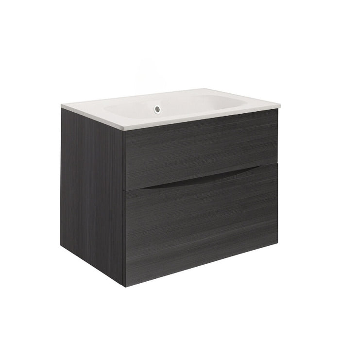 Crosswater Glide II Wall Hung Vanity Unit with Matt White Basin