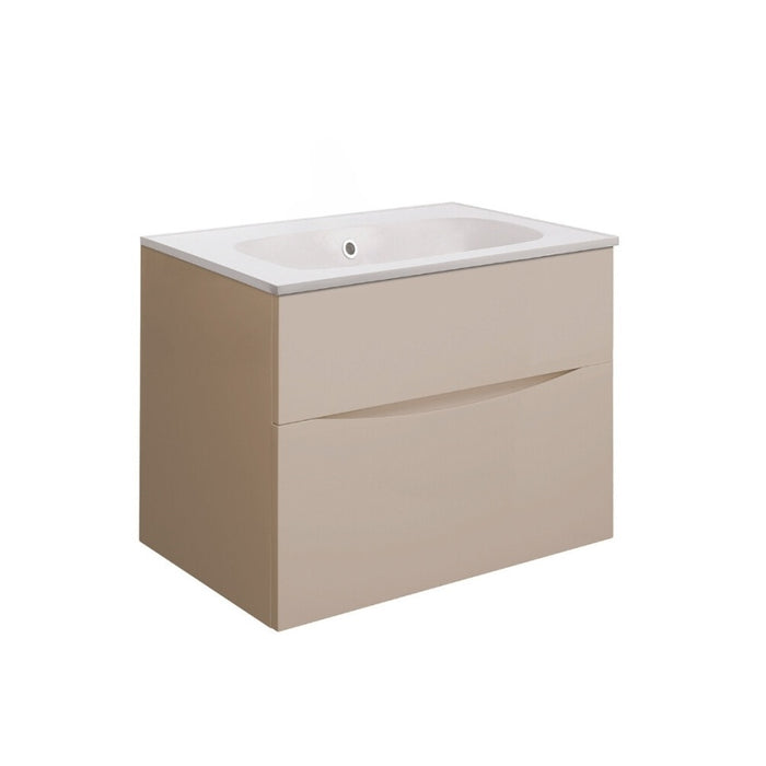 Crosswater Glide II Wall Hung Vanity Unit with Matt White Basin
