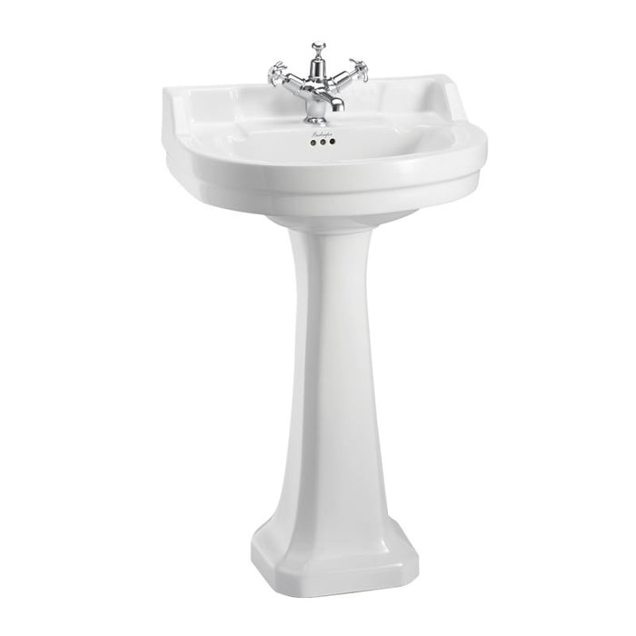 Burlington Edwardian Round Basin With Pedestal