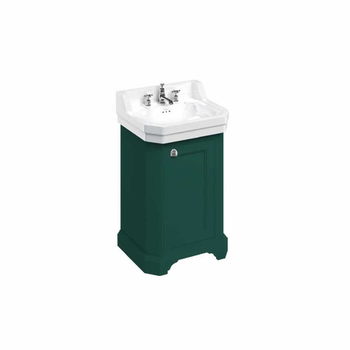 Burlington Edwardian 560mm 1 Door Floorstanding Cloakroom Vanity Unit with Basin