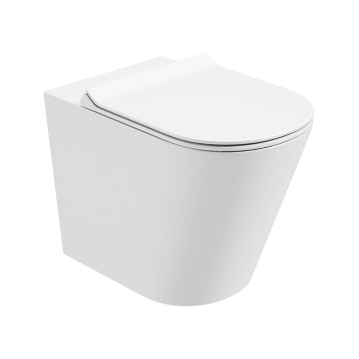 Sonas Reflections Rimless Back to Wall Toilet And Seat