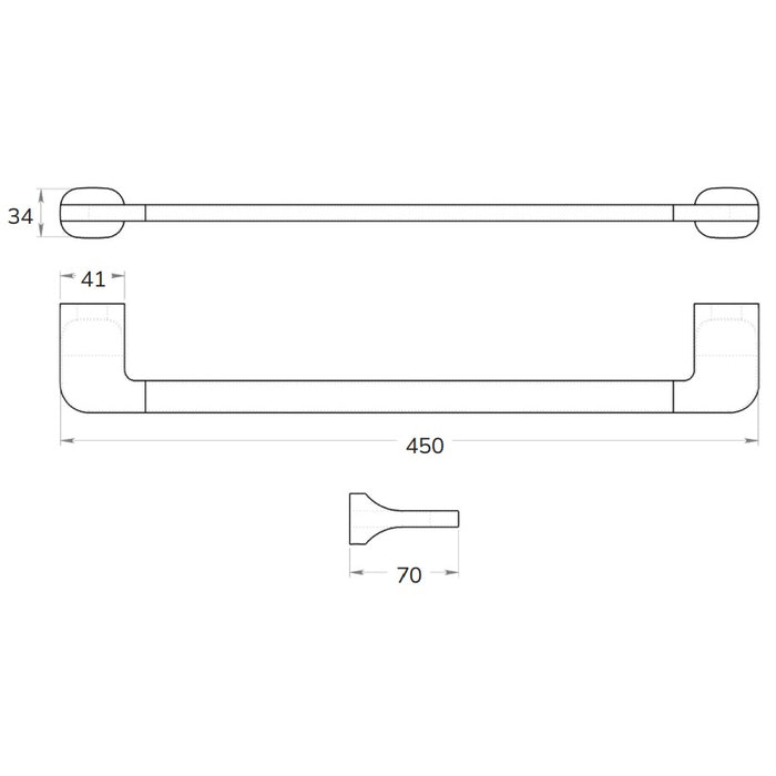 Sonas Arcana Towel Rail 450mm