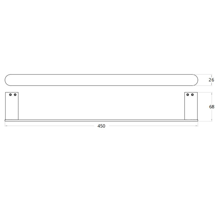 Sonas Alita Towel Rail 450mm