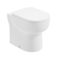 Sonas Via Comfort Height Back To Wall Toilet And Seat
