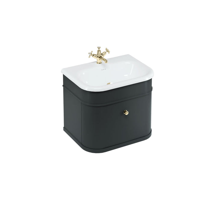 Burlington Chalfont 1 Drawer Vanity Unit With Basin And Handle