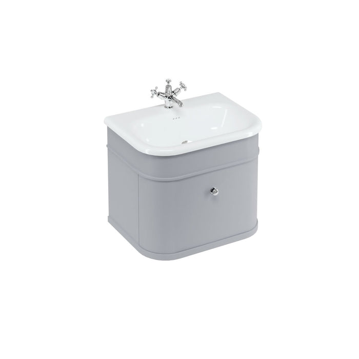 Burlington Chalfont 1 Drawer Vanity Unit With Basin And Handle