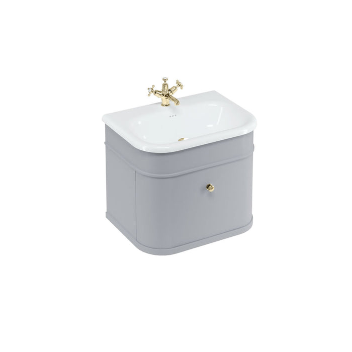 Burlington Chalfont 1 Drawer Vanity Unit With Basin And Handle