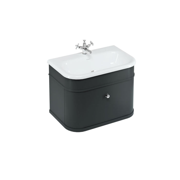 Burlington Chalfont 1 Drawer Vanity Unit With Basin And Handle