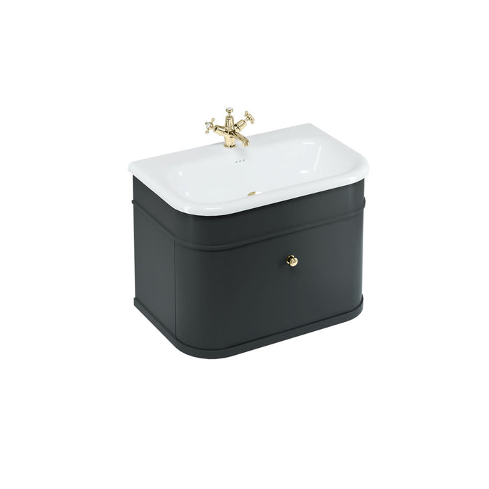 Burlington Chalfont 1 Drawer Vanity Unit With Basin And Handle