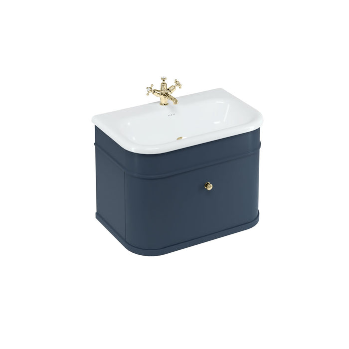 Burlington Chalfont 1 Drawer Vanity Unit With Basin And Handle