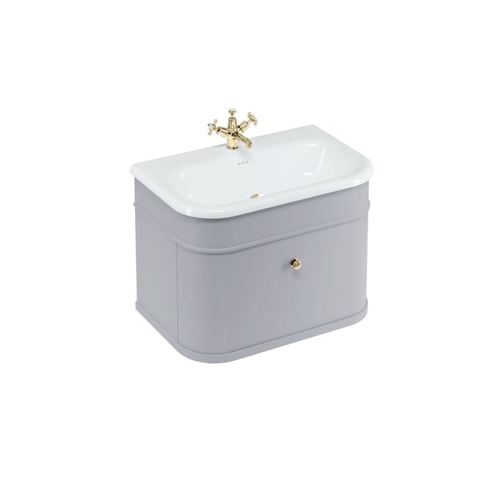 Burlington Chalfont 1 Drawer Vanity Unit With Basin And Handle
