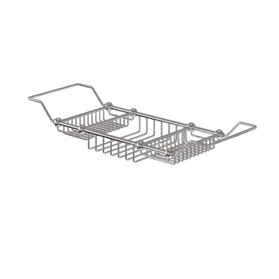 Burlington Traditional Extendable Bath Rack Chrome