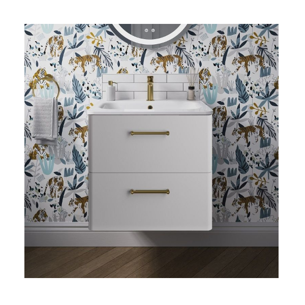 Britton Camberwell Vanity Basin - 1 TH - White