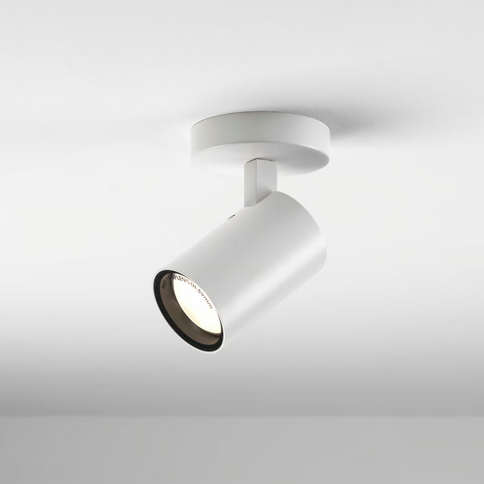 Astro Aqua Single Spot Wall/Ceiling Light - Matt White