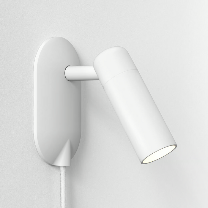 Astro Gio Reading Wall Light - Matt White - Bathroom