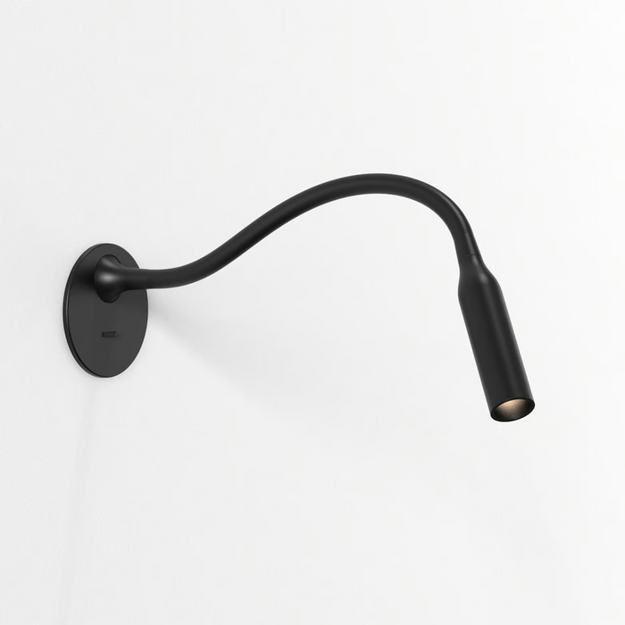Astro Lucca Recessed Reading Wall Light - Matt Black
