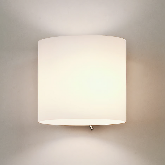 Astro Luga Wall Light - White Glass - Bathroom Lighting