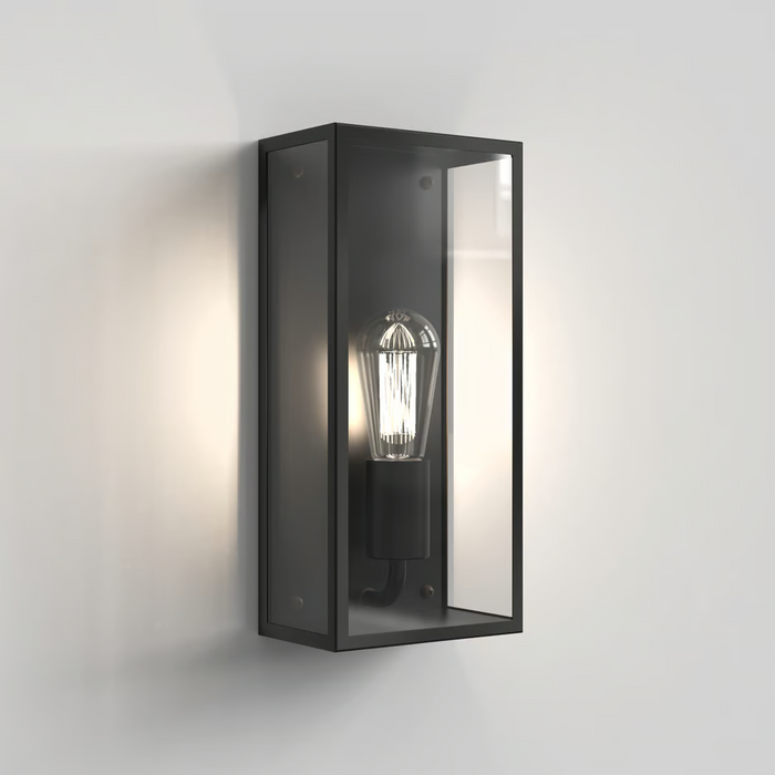 Astro Messina Wall Light - 160mm Wide - Textured Black