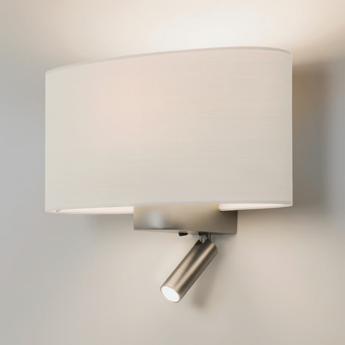 Astro Napoli Reader LED Wall Light - Matt Nickel - Bathroom