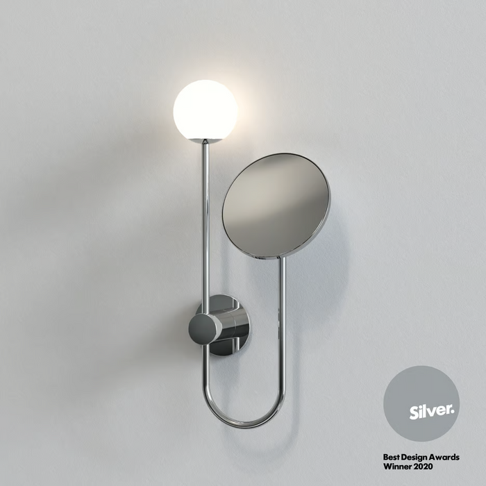 Astro Orb Wall Light - Polished Chrome - Bathroom Lighting