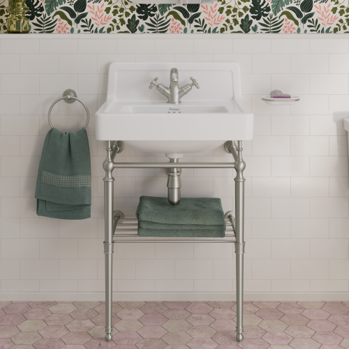Burlington Contemporary Upstand Basin with Washstand