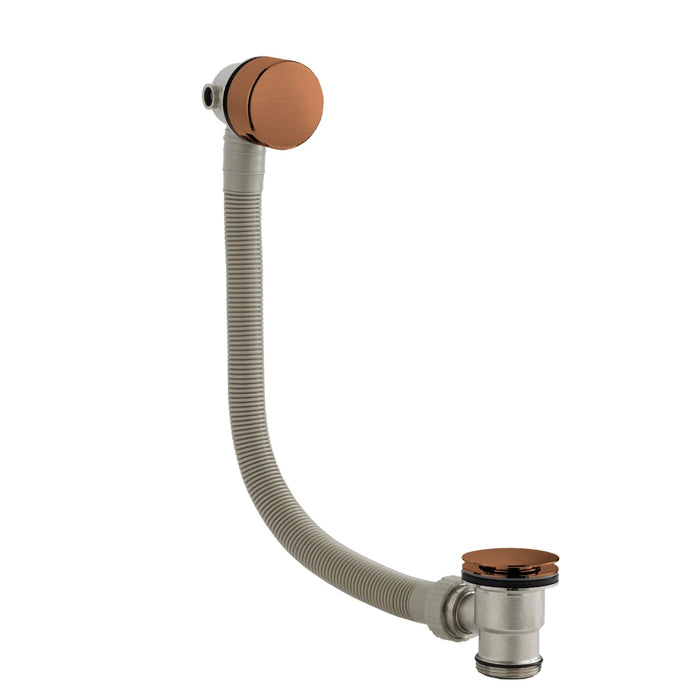 BC Designs Chlemsford Freeflow Bath Filler - Brushed Copper