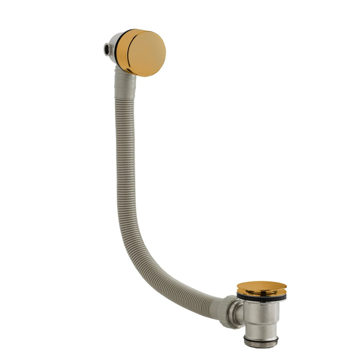 BC Designs Chlemsford Freeflow Bath Filler - Brushed Gold