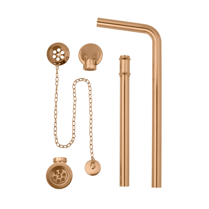 BC Designs Exposed Bath Waste / Plug & Chain with Overflow