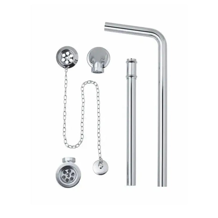 BC Designs Exposed Bath Waste / Plug & Chain with Overflow